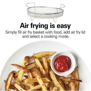 Hamilton Beach 2-in-1 6 Quart Air Fry Slow Cooker - Stainless Steel 7 Hamilton Beach 2-in-1 6 Quart Air Fry Slow Cooker - Stainless Steel - Image 5