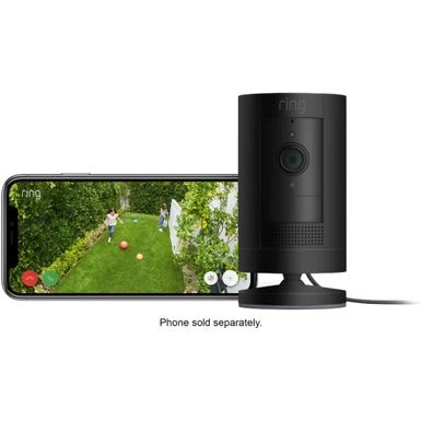 Ring - Stick Up Indoor/Outdoor 1080p Wi-Fi Wired Security Camera - Black 8 Ring - Stick Up Indoor/Outdoor 1080p Wi-Fi Wired Security Camera - Black - Image 6