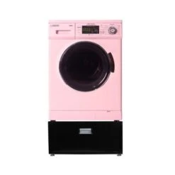 Equator Compact 13 Lbs Combination Washer Dryer Vented/Ventless Dry + Laundry Pedestal With Drawer - White -Techhome Appliances Store 60a2a23e 9e0b 47bb 852e 71e456d1bfbe