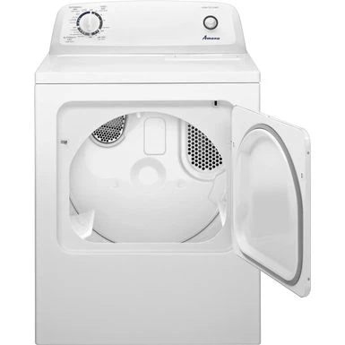 Amana - 6.5 Cu. Ft. Gas Dryer With Automatic Dryness Control - White 6 Amana - 6.5 Cu. Ft. Gas Dryer With Automatic Dryness Control - White - Image 4