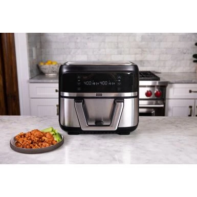 Bella Pro Series - 9-qt. Digital Air Fryer With Dual Flex Basket - Stainless Steel 7 Bella Pro Series - 9-qt. Digital Air Fryer With Dual Flex Basket - Stainless Steel - Image 5