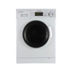 Equator Compact 13 Lbs Combination Washer Dryer Vented/Ventless Dry + Laundry Pedestal With Drawer - White -Techhome Appliances Store 636791bb ba47 4cf7 9084 d243bbc21aa2