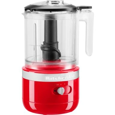 KitchenAid Cordless 5-Cup Food Chopper With Multi-Purpose Blade And Whisk Accessory In Passion Red 4 KitchenAid Cordless 5-Cup Food Chopper With Multi-Purpose Blade And Whisk Accessory In Passion Red - Image 2