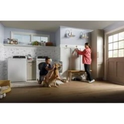 GE - 7.4 Cu. Ft. Front Load Electric Dryer With Sensor Dry - White On White 33 GE - 7.4 Cu. Ft. Front Load Electric Dryer With Sensor Dry - White On White -Techhome Appliances Store 65a64a86 b598 5bdc adf0 8f7ce8199e8b