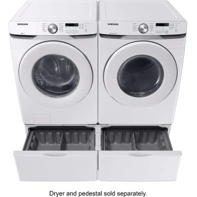 Samsung - 4.5 Cu. Ft. High Efficiency Stackable Front Load Washer With Vibration Reduction Technology+ - White 11 Samsung - 4.5 Cu. Ft. High Efficiency Stackable Front Load Washer With Vibration Reduction Technology+ - White - Image 9