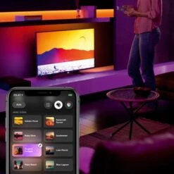 Philips - Hue Bluetooth Lightstrip Plus 80-inch Base Kit - White And Color Ambiance 14 Philips - Hue Bluetooth Lightstrip Plus 80-inch Base Kit - White And Color Ambiance -Techhome Appliances Store 69b5021c 3387 5293 ac19 acf9136a69e1