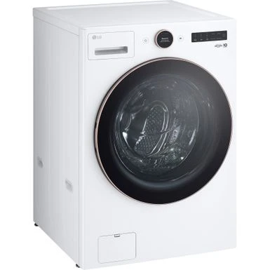 LG - 5.0 Cu. Ft. High-Efficiency Smart Front Load Washer With Steam And TurboWash 360 - White 11 LG - 5.0 Cu. Ft. High-Efficiency Smart Front Load Washer With Steam And TurboWash 360 - White - Image 9