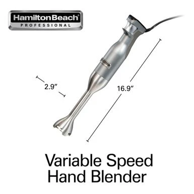 Hamilton Beach Professional Variable Speed Hand Blender - Silver 10 Hamilton Beach Professional Variable Speed Hand Blender - Silver - Image 8