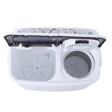 14.3(7.7 6.6)lbs Semi-automatic Gray Cover Washing Machine - Grey 5 14.3(7.7 6.6)lbs Semi-automatic Gray Cover Washing Machine - Grey - Image 3