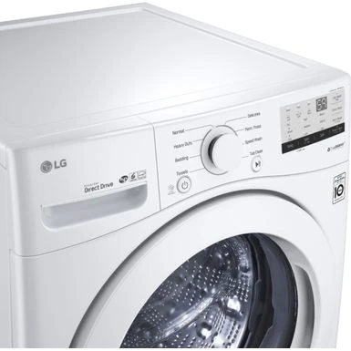 LG - 4.5 Cu. Ft. High Efficiency Stackable Front-Load Washer With 6Motion Technology - White 8 LG - 4.5 Cu. Ft. High Efficiency Stackable Front-Load Washer With 6Motion Technology - White - Image 6