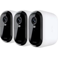 Arlo - Essential XL 3-Camera Outdoor Wireless 2K Security Camera (2nd Generation) With Color Night Vision - White