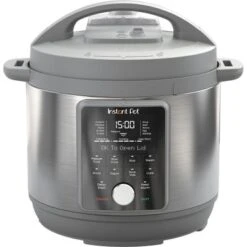 Instant Pot - 6QT Duo Plus Multi-Use Pressure Cooker With Whisper-Quiet Steam Release - Gray