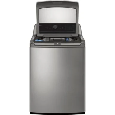 LG - 5.3 Cu. Ft. High-Efficiency Smart Top Load Washer With 4-Way Agitator And TurboWash3D - Graphite Steel 6 LG - 5.3 Cu. Ft. High-Efficiency Smart Top Load Washer With 4-Way Agitator And TurboWash3D - Graphite Steel - Image 4