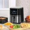 HOMCOM Small Air Fryer Oven Countertop Oven Cooking Gift - 13.5"L X 10"W X 12.5"H - 13.5"L X 10"W X 12.5"H - Black 2 HOMCOM Small Air Fryer Oven Countertop Oven Cooking Gift - 13.5"L X 10"W X 12.5"H - 13.5"L X 10"W X 12.5"H - Black -Techhome Appliances Store 84592cb4 55f0 426a 9a7d 153a01e1c5f7