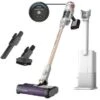 Shark - Detect Pro Auto-Empty System, Cordless Vacuum With QuadClean Multi-Surface Brushroll, HEPA Filter & 60-Minute Runtime - White/Beats Brass -Techhome Appliances Store 846ed7f2 9f86 5179 bb6b bcc7d7702add