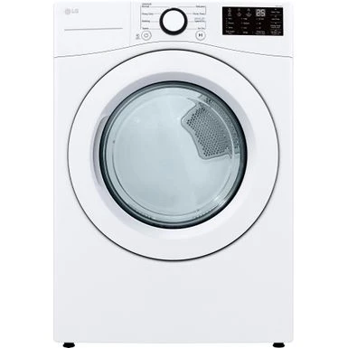 LG - 7.4 Cu. Ft. Electric Dryer With Wrinkle Care - White 3 LG - 7.4 Cu. Ft. Electric Dryer With Wrinkle Care - White