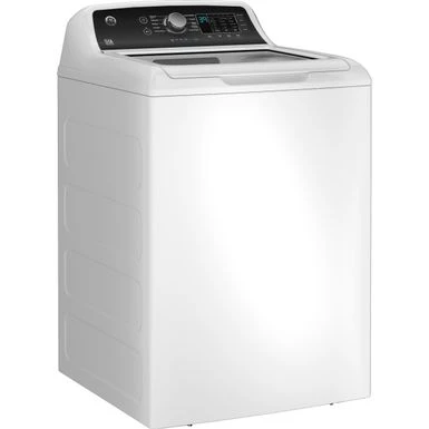 GE - 4.5 Cu Ft Top Load Washer With Water Level Control, Deep Fill, Quick Wash, And Glass Lid - White On White 4 GE - 4.5 Cu Ft Top Load Washer With Water Level Control, Deep Fill, Quick Wash, And Glass Lid - White On White - Image 2