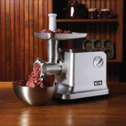 Weston 12 Heavy Duty Electric Meat Grinder - Silver