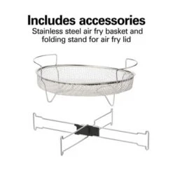 Hamilton Beach Air Fry Lid For 6 Quart Oval Slow Cookers - Black -Techhome Appliances Store 91ddc9b2 ad5d 411b 986f fcf8e1134799