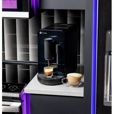 GE Profile - Automatic Espresso Machine With 20 Bars Of Pressure, Milk Frother, And Built-In Wi-Fi - Black 13 GE Profile - Automatic Espresso Machine With 20 Bars Of Pressure, Milk Frother, And Built-In Wi-Fi - Black - Image 11