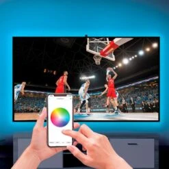 Sengled - Smart LED Wi-Fi TV Light Strip With Video Sync For 70" To 80" TV's - Multicolor -Techhome Appliances Store 94f22940 727f 5c3c b29e 2eda03010d96