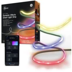 GE - CYNC 16 Foot Indoor Bluetooth/Wi-Fi Color Changing Smart LED Light Strip - Full Color -Techhome Appliances Store 9a597ccf ef2c 5fc3 8b37 555e747495d9