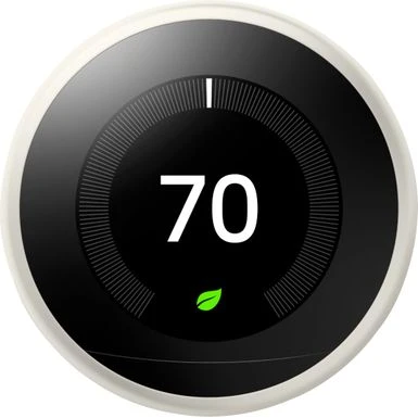 Google - Nest Learning Smart Wifi Thermostat - White 4 Google - Nest Learning Smart Wifi Thermostat - White - Image 2