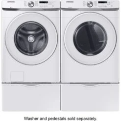 Samsung - 7.5 Cu. Ft. Stackable Electric Dryer With Sensor Dry - White -Techhome Appliances Store 9beaa68f 0947 52c6 8c63 1afebd1d9be0
