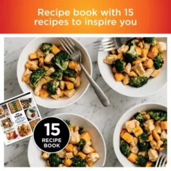 Ninja - Foodi 8-in-1 Digital Air Fry Oven, Toaster, Flip-Away Storage, Dehydrate, Keep Warm - Stainless Steel/Black -Techhome Appliances Store 9edcefcb a3d1 4195 9995 8a319c22c858