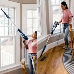 Shark - Stratos UltraLight Corded Stick Vacuum With DuoClean PowerFins HairPro, Self-Cleaning Brushroll, Odor Neutralizer - Navy 27 Shark - Stratos UltraLight Corded Stick Vacuum With DuoClean PowerFins HairPro, Self-Cleaning Brushroll, Odor Neutralizer - Navy -Techhome Appliances Store 9fe5b647 d024 55b8 a5c1 222d71a121d4