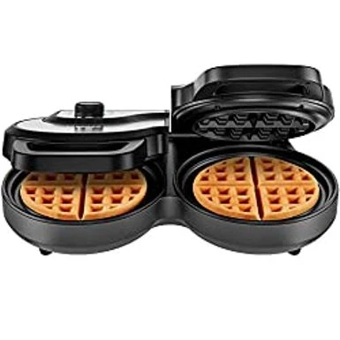 Chefman Double Waffle Maker, 2 At A Time 6-Inch Belgian Waffle Maker With Mess Free Moat And 7 Shade Settings Temp Control, Electric Non Stick Waffle Iron Griddle, Hashbrowns, Keto Chaffle Maker 3 Chefman Double Waffle Maker, 2 At A Time 6-Inch Belgian Waffle Maker With Mess Free Moat And 7 Shade Settings Temp Control, Electric Non Stick Waffle Iron Griddle, Hashbrowns, Keto Chaffle Maker