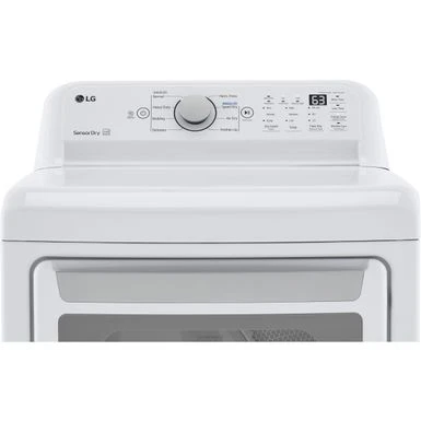 LG - 7.3 Cu. Ft. Smart Gas Dryer With Sensor Dry - White 15 LG - 7.3 Cu. Ft. Smart Gas Dryer With Sensor Dry - White - Image 13