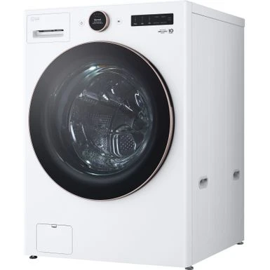 LG - 5.0 Cu. Ft. High-Efficiency Smart Front Load Washer With Steam And TurboWash 360 - White 5 LG - 5.0 Cu. Ft. High-Efficiency Smart Front Load Washer With Steam And TurboWash 360 - White - Image 3