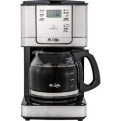 Mr. Coffee® Mr. Coffee - 12-Cup Coffee Maker With Strong Brew Selector - Stainless Steel