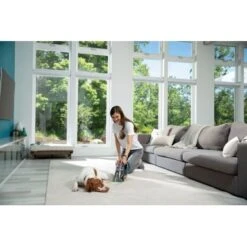 BISSELL - Pet Stain Eraser PowerBrush Plus Cordless Portable Carpet Cleaner - Titanium And Electric Blue -Techhome Appliances Store a9717a50 e399 5423 b8f5 271146a1b9f7