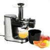 MegaChef Masticating Slow Juicer Extractor With Reverse Function, Cold Press Juicer Machine With Quiet Motor - Countertop - Silver - Countertop 2 MegaChef Masticating Slow Juicer Extractor With Reverse Function, Cold Press Juicer Machine With Quiet Motor - Countertop - Silver - Countertop -Techhome Appliances Store ad95c58c 016b 4222 a22e 851dd7f36b79
