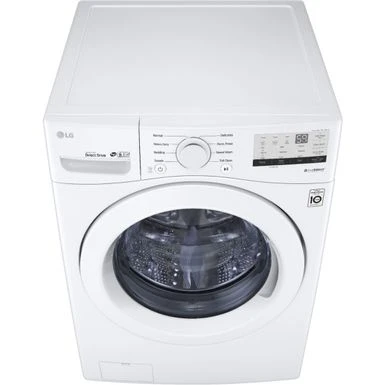 LG - 4.5 Cu. Ft. High Efficiency Stackable Front-Load Washer With 6Motion Technology - White 20 LG - 4.5 Cu. Ft. High Efficiency Stackable Front-Load Washer With 6Motion Technology - White - Image 18