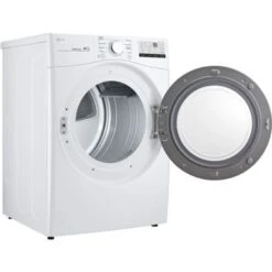 LG - 7.4 Cu. Ft. Stackable Electric Dryer With FlowSense - White -Techhome Appliances Store af8be6ae 5e76 5ed0 9f8f dd1adb6801b1