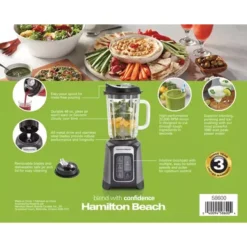 Hamilton Beach - PowerMax Professional Performance Blender Gray 27 Hamilton Beach - PowerMax Professional Performance Blender Gray -Techhome Appliances Store b638ca5d cfe6 41b6 9e71 16ff48ffc093
