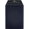 GE Profile - 5.4 Cu. Ft. High Efficiency Smart Top Load Washer With Built-in Alexa Voice Assistant And Smarter Wash Technology - Sapphire Blue -Techhome Appliances Store b879629c 1f7f 55cd a218 123f3775fe89