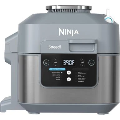 Ninja - Speedi Air Fryer & Rapid Cooker, 6-Qt. Capacity, 12-in-1 Functionality, 15-Minute Meals - Sea Salt Gray 3 Ninja - Speedi Air Fryer & Rapid Cooker, 6-Qt. Capacity, 12-in-1 Functionality, 15-Minute Meals - Sea Salt Gray