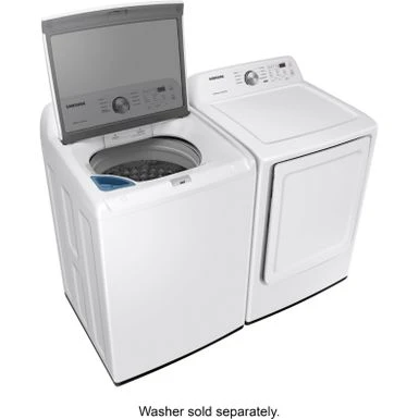 Samsung - 7.2 Cu. Ft. Electric Dryer With Sensor Dry - White 12 Samsung - 7.2 Cu. Ft. Electric Dryer With Sensor Dry - White - Image 10