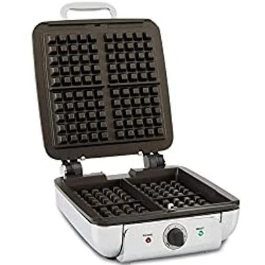 All-Clad Gourmet WD822D51 Waffle Maker, 4 Slice, Silver 4 All-Clad Gourmet WD822D51 Waffle Maker, 4 Slice, Silver - Image 2