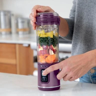 Ninja - Blast 18 Oz. Portable Blender - Passion Fruit Purple 6 Ninja - Blast 18 Oz. Portable Blender - Passion Fruit Purple - Image 4