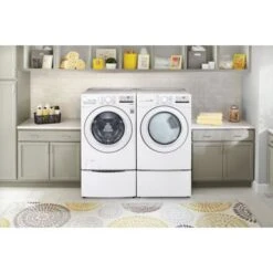 LG - 4.5 Cu. Ft. High Efficiency Stackable Front-Load Washer With 6Motion Technology - White 32 LG - 4.5 Cu. Ft. High Efficiency Stackable Front-Load Washer With 6Motion Technology - White -Techhome Appliances Store be12e3a0 d3cd 5ca6 aeb3 b22130e9108f