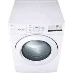 LG - 7.4 Cu. Ft. Stackable Electric Dryer With FlowSense - White -Techhome Appliances Store bfd5b53c ef5b 4529 8632 358d2d60b7b3
