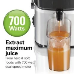 Hamilton Beach Whole Fruit Juice Extractor - Silver -Techhome Appliances Store c2390769 e610 4a73 b7af f099ae37775c