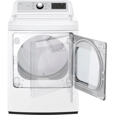 LG - 7.3 Cu. Ft. Smart Electric Dryer With EasyLoad Door - White 7 LG - 7.3 Cu. Ft. Smart Electric Dryer With EasyLoad Door - White - Image 5