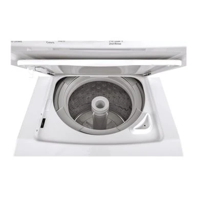 Ge Unitized Spacemaker 24" White Stack Washer With Gas Dryer 9 Ge Unitized Spacemaker 24" White Stack Washer With Gas Dryer - Image 8