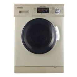 Equator Compact 13 Lbs Combination Washer Dryer Vented/Ventless Dry + Laundry Pedestal With Drawer - Red -Techhome Appliances Store c4e3af06 836a 4e54 aeb3 bd85dc97485e